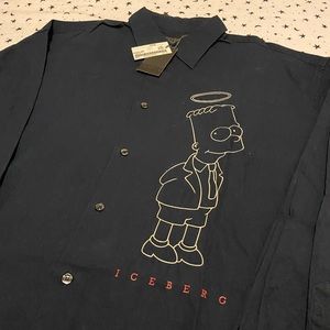 Vintage ICEBERG Button Up 2XL